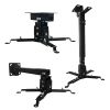 Projector Stabd HD Ceiling Mount Universal Black Extendable Bracket TILT Wall Mount Hanger Supports up to 40 lbs Mounting for Most Projectors Video -