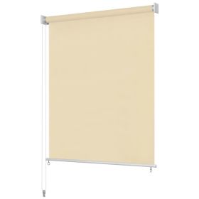 Outdoor Roller Blind 63"x90.6" Cream