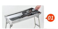 Foldable Stainless Steel Charcoal Barbecue Grill